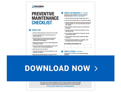 checklist for buying a cnc machine|preventative maintenance for cnc machines.